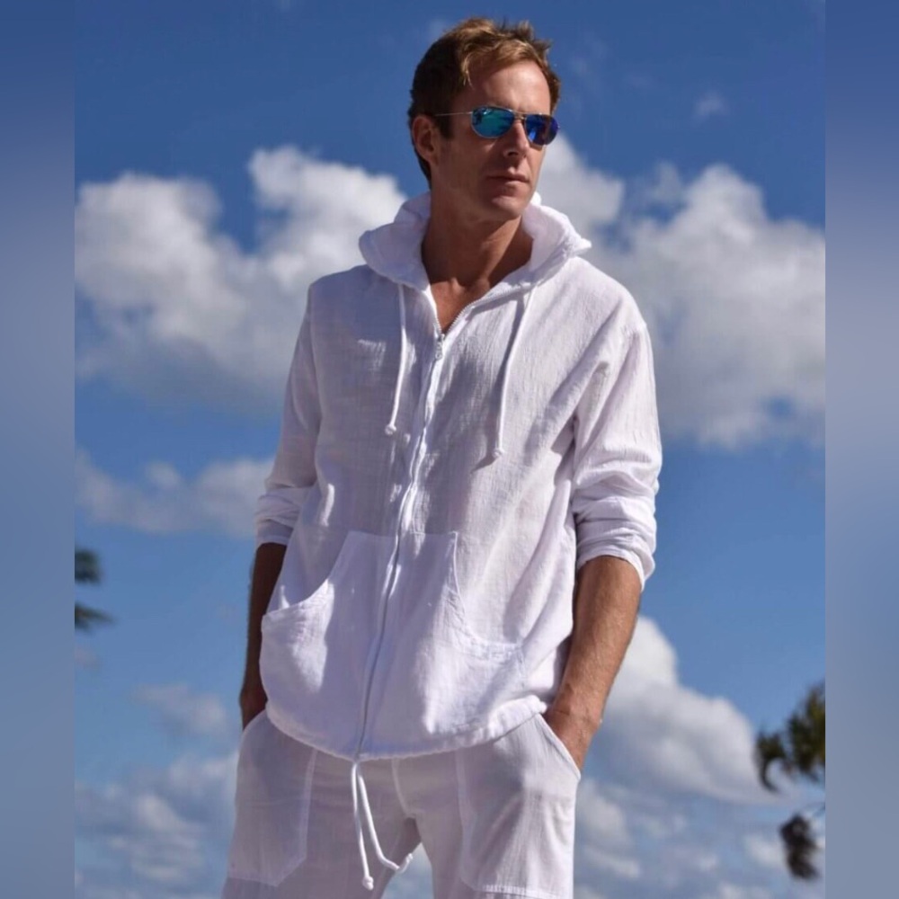 Cotton Natural White Breeze Jacket